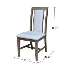 Ash Prevail Dining Chair ( Set of 2) by International Concepts -International Concepts Sales ash international concepts dining chairs c40 59p 4f 1000