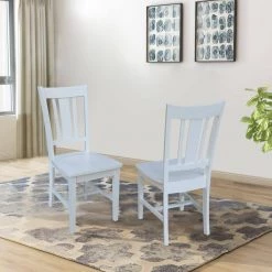 San Remo White Dining Chair by International Concepts -International Concepts Sales beach white international concepts dining chairs 1c07 10 31 1000