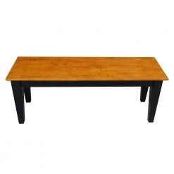 Black and Cherry Bench by International Concepts 14 Black and Cherry Bench by International Concepts -International Concepts Sales black cherry international concepts dining benches be57 47s 1f 1000