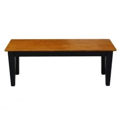 Black and Cherry Bench by International Concepts