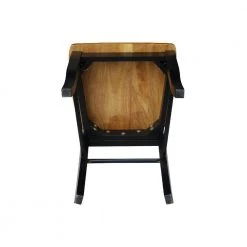 3-Piece 42 in. Black and Cherry Dual Drop Leaf Table Set with 2-Side Chairs by International Concepts -International Concepts Sales black cherry international concepts dining room sets k46 42dp c57 2p 1d 1000