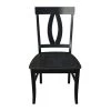 Black/Coal Verona Dining Chair (Set of 2) by International Concepts