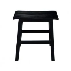 18 in. Black Bar Stool by International Concepts -International Concepts Sales black international concepts bar stools s46 781 4f 1000