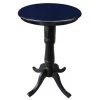 Black Solid Wood Pub/Bar Table by International Concepts
