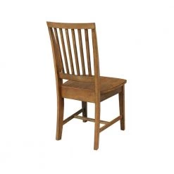 3-Piece 42 in. Black/Pecan Dual Drop Leaf Table Set with 2-Side Chairs by International Concepts 17 3-Piece 42 in. Black/Pecan Dual Drop Leaf Table Set with 2-Side Chairs by International Concepts -International Concepts Sales black international concepts dining room sets k46 42dp c59 265p 66 1000