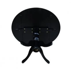 5-Piece 42 in. Black Dual Drop Leaf Table Set with 4-Side chairs by International Concepts 14 5-Piece 42 in. Black Dual Drop Leaf Table Set with 4-Side chairs by International Concepts -International Concepts Sales black international concepts dining room sets k46 42dp c613 4 1d 1000