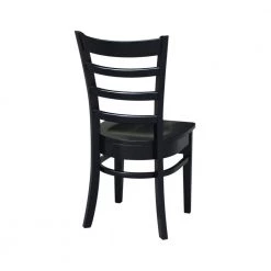 3-Piece 42 in. Black Dual Drop Leaf Table Set with 2-Side Chairs by International Concepts -International Concepts Sales black international concepts dining room sets k46 42dp c617p 66 1000