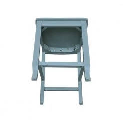 Blue Gray Double XX Back Counter Height Stool by International Concepts -International Concepts Sales blue gray international concepts bar stools s86 202 1d 1000