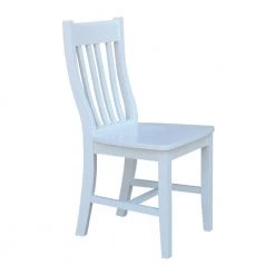 Cafe Pure White Dining Chair (Set of 2) by International Concepts -International Concepts Sales bright white international concepts dining chairs c08 61p 76 1000