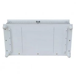 Cottage Beach 48 in. White Large Rectangle Wood Coffee Table by International Concepts -International Concepts Sales bright white rubbed international concepts coffee tables ot07 20c2 1d 1000