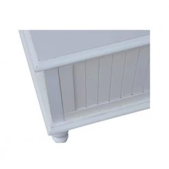 Cottage Beach 34 in. White Medium Square Wood Coffee Table with Drawers by International Concepts -International Concepts Sales bright white rubbed international concepts coffee tables ot07 20sc 44 1000