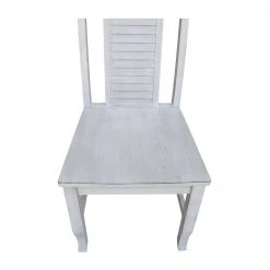 Seaside Chalk Dining Chair (Set of 2) by International Concepts -International Concepts Sales chalk international concepts dining chairs c28 45p c3 1000