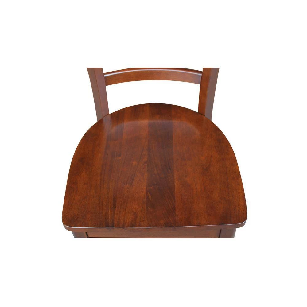 3-Piece 42 in. Cinnamon and Espresso Dual Drop Leaf Table Set with 2-Side Chairs by International Concepts 3 3-Piece 42 in. Cinnamon and Espresso Dual Drop Leaf Table Set with 2-Side Chairs by International Concepts - Image 3