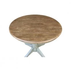 3-Piece Set Distressed Hickory and Stone 36 in. Round Dining table with 2-Side Chairs by International Concepts 13 3-Piece Set Distressed Hickory and Stone 36 in. Round Dining table with 2-Side Chairs by International Concepts -International Concepts Sales distressed hickory stone international concepts dining room sets k41 36rt 27b c2 2 a0 1000