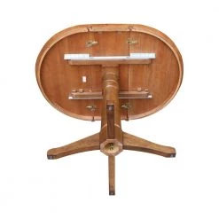 Olivia Distressed Oak 48 in. Oval Solid Wood Gathering Table by International Concepts -International Concepts Sales distressed oak international concepts kitchen dining tables k42 36rxt 27b 6b 1d 1000