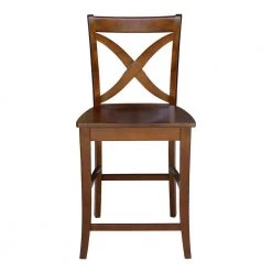 Salerno 24 in. Espresso Bar Stool by International Concepts