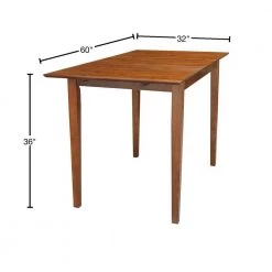 Espresso Extendable Pub/Bar Table by International Concepts -International Concepts Sales espresso international concepts bar tables k581 t32x 36s 40 1000