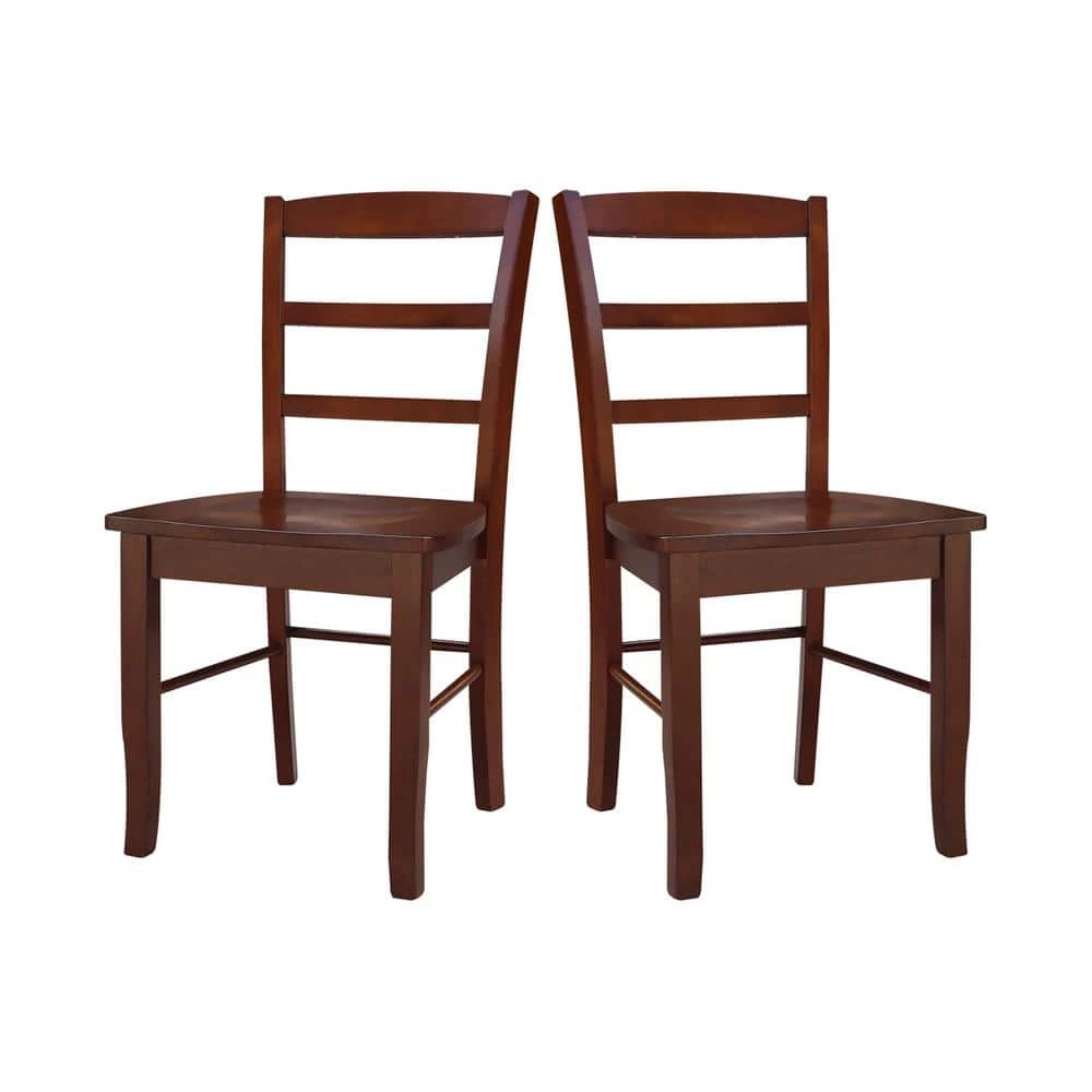 Emma 3-Piece 30 in. Espresso Square Solid Wood Dining Set with Madrid Chairs by International Concepts 9 Emma 3-Piece 30 in. Espresso Square Solid Wood Dining Set with Madrid Chairs by International Concepts - Image 9
