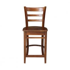 3 PC Set - Espresso Solid Wood 36 in. Square Table with 2 Side Stools by International Concepts -International Concepts Sales espresso international concepts dining room sets k581 3636 s6172 2 1f 1000