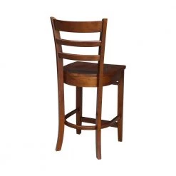 3 PC Set - Espresso Solid Wood 36 in. Square Table with 2 Side Stools by International Concepts -International Concepts Sales espresso international concepts dining room sets k581 3636 s6172 2 66 1000