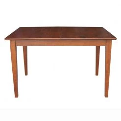 Espresso Solid Wood Extendable Dining Table by International Concepts -International Concepts Sales espresso international concepts kitchen dining tables k581 t32x 30s c3 1000