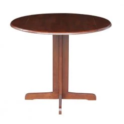 Espresso Solid Wood Dining Table by International Concepts