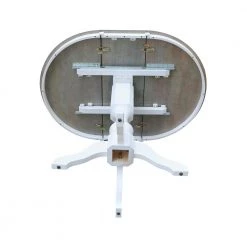 3-Piece Set Heather Gray and White 36 in. Extendable Gathering Height Table with 2-Counter Height Stools by International Concepts -International Concepts Sales heather gray white international concepts dining room sets k05 36rxt 11 s6172 2 76 1000