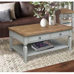 Vista 2-Tone Hickory and Gray End Table by International Concepts -International Concepts Sales hickory and stone international concepts end side tables ot41 15e fa 1000