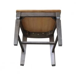 Vista Hickory/Coal Ladderback Dining Chair ( Set of 2) by International Concepts 13 Vista Hickory/Coal Ladderback Dining Chair ( Set of 2) by International Concepts -International Concepts Sales hickory coal international concepts dining chairs c45 57p 1d 1000