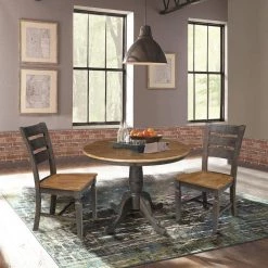 Vista Hickory/Coal Ladderback Dining Chair ( Set of 2) by International Concepts 18 Vista Hickory/Coal Ladderback Dining Chair ( Set of 2) by International Concepts -International Concepts Sales hickory coal international concepts dining chairs c45 57p 44 1000