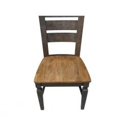 Vista Hickory/Coal Ladderback Dining Chair ( Set of 2) by International Concepts 12 Vista Hickory/Coal Ladderback Dining Chair ( Set of 2) by International Concepts -International Concepts Sales hickory coal international concepts dining chairs c45 57p a0 1000