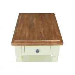 18 in. W Hickory/Shell Vista Solid Wood End Table by International Concepts -International Concepts Sales hickory shell international concepts coffee tables ot79 15e a0 1000