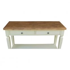48 in. W Hickory/Shell Vista console/sofa table by International Concepts -International Concepts Sales hickory shell international concepts coffee tables ot79 15s a0 1000