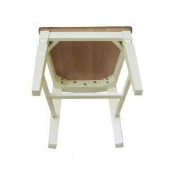 Hickory/Shell Vista Ladderback Side Chair by International Concepts -International Concepts Sales hickory shell international concepts dining chairs ci79 57p 1d 1000