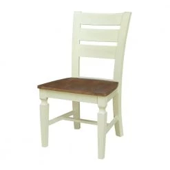 Hickory/Shell Vista Ladderback Side Chair by International Concepts -International Concepts Sales hickory shell international concepts dining chairs ci79 57p 4f 1000