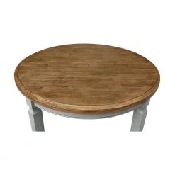 44 in. Hickory/Stone Round Top Solid Wood Table by International Concepts -International Concepts Sales hickory stone international concepts kitchen dining tables t41 144r 30 a0 1000