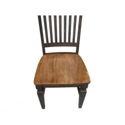 Set of 3 Pieces Hickory/Washed Coal 42 in. Round Top Pedestal Table with 2 Slat Back Chairs by International Concepts 14 Set of 3 Pieces Hickory/Washed Coal 42 in. Round Top Pedestal Table with 2 Slat Back Chairs by International Concepts -International Concepts Sales hickory washed coal international concepts dining room sets k45 42dpt c65 2 a0 1000