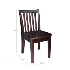 3-Piece Mocha Children's Table and Chair Set by International Concepts -International Concepts Sales mocha international concepts kids tables chairs k15 2532 263 2 40 1000