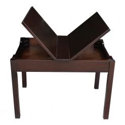 3-Piece Mocha Child's Lift-Top Storage Table Set by International Concepts -International Concepts Sales mocha international concepts kids tables chairs k15 jt2532l 263 2 77 1000