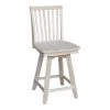 Mission 24 in. Unfinished Wood Swivel Bar Stool by International Concepts