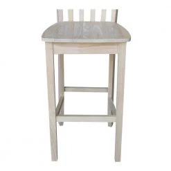 30 in. Unfinished Wood Bar Stool by International Concepts -International Concepts Sales natural international concepts bar stools s 3013 a0 1000