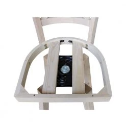 Charlotte 24 in. H Unfinished Swivel Counter Stool by International Concepts 15 Charlotte 24 in. H Unfinished Swivel Counter Stool by International Concepts -International Concepts Sales natural international concepts bar stools s 312sw 4f 1000