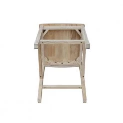 Steambent Mission 24 in. Unfinished Wood Bar Stool by International Concepts 17 Steambent Mission 24 in. Unfinished Wood Bar Stool by International Concepts -International Concepts Sales natural international concepts bar stools s 342 1d 1000