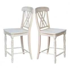 24 in. Unfinished Wood Bar Stool by International Concepts 22 24 in. Unfinished Wood Bar Stool by International Concepts -International Concepts Sales natural international concepts bar stools s 3902 44 1000