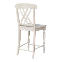 24 in. Unfinished Wood Bar Stool by International Concepts 18 24 in. Unfinished Wood Bar Stool by International Concepts -International Concepts Sales natural international concepts bar stools s 3902 66 1000