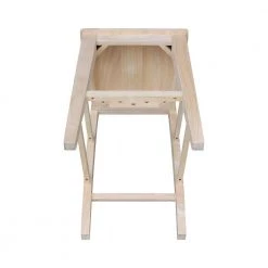 Canyon 30 in. H Unfinished Solid Wood Bar Stool by International Concepts -International Concepts Sales natural international concepts bar stools s 473 1d 1000