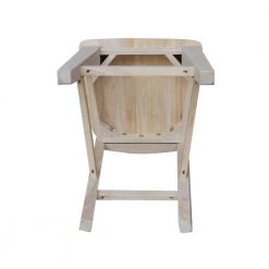 Canyon 24 in. Unfinished Wood Bar Stool by International Concepts -International Concepts Sales natural international concepts bar stools s 482 1d 1000