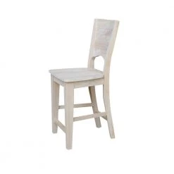 Canyon 24 in. Unfinished Wood Bar Stool by International Concepts -International Concepts Sales natural international concepts bar stools s 482 44 1000