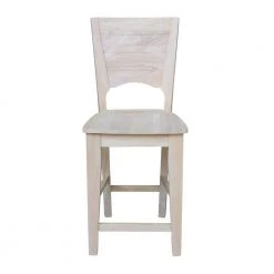 Canyon 24 in. Unfinished Wood Bar Stool by International Concepts