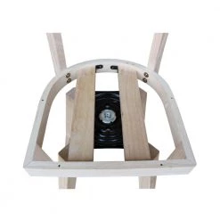 Emily 30 in. H Unfinished Swivel Bar Stool by International Concepts -International Concepts Sales natural international concepts bar stools s 6173sw 76 1000